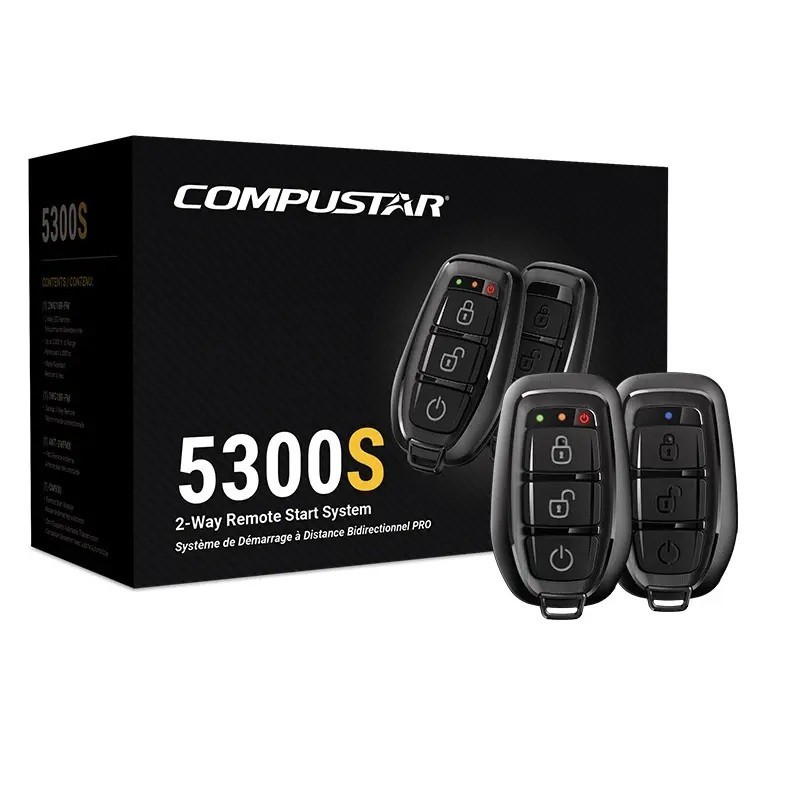 NEW Compustar CS5300-S 2-Way Remote Start System, 3 Button Remotes