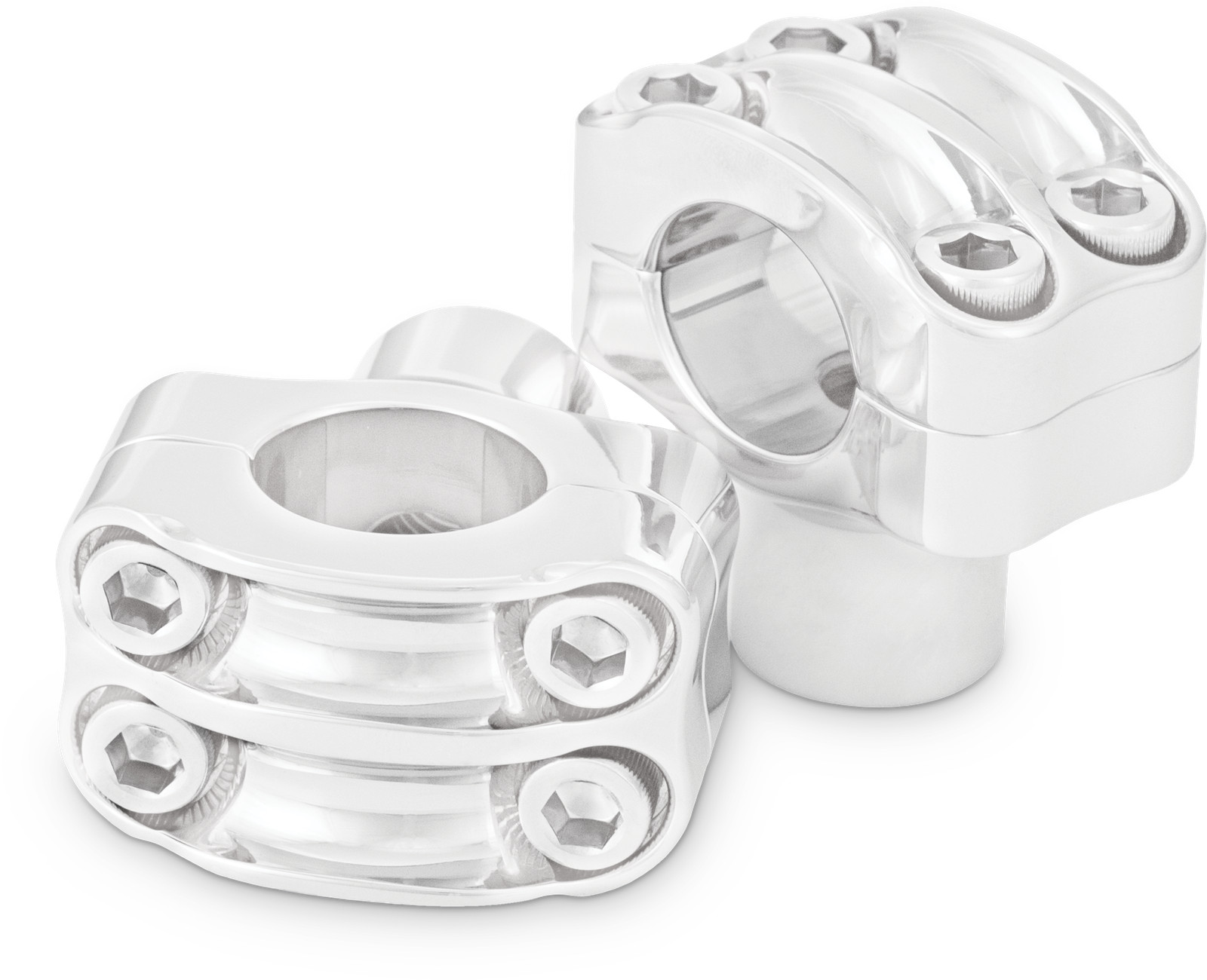 Burly Brand Reaper 1-1/2 in Risers 1 in Handlebar Set Chrome B12-8011C