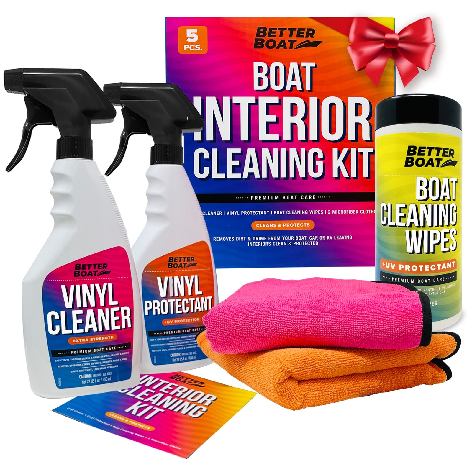 Ultimate Boat Interior Cleaning Kit Boat Cleaner Products Marine Vinyl