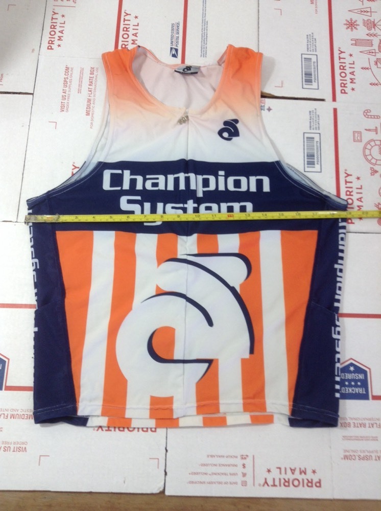 Champion System Mens Tri Top Jersey Size Xl X Large (4850-36)