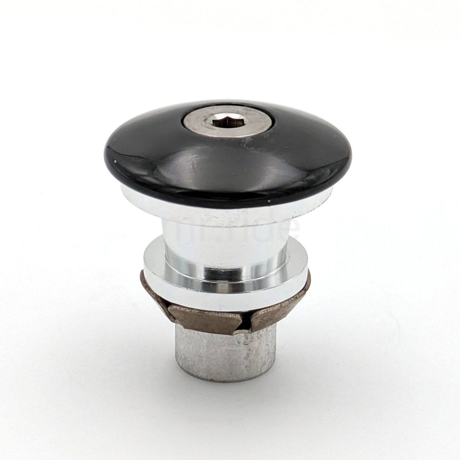 Bike Fork Steerer compressor/Expander plug W/ carbon Top Cap 1 1/8" Silver