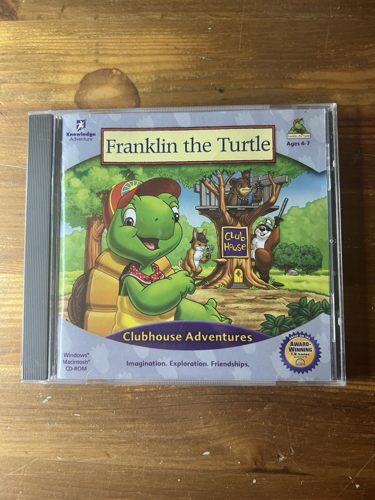 Knowledge Adventure Franklin Turtle Clubhouse Adventures CD-ROM for Windows/Mac