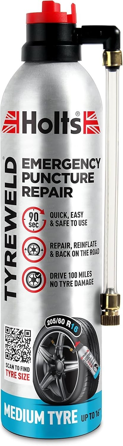 Holts Tyreweld Puncture Sealant 400ml for Medium Tyre