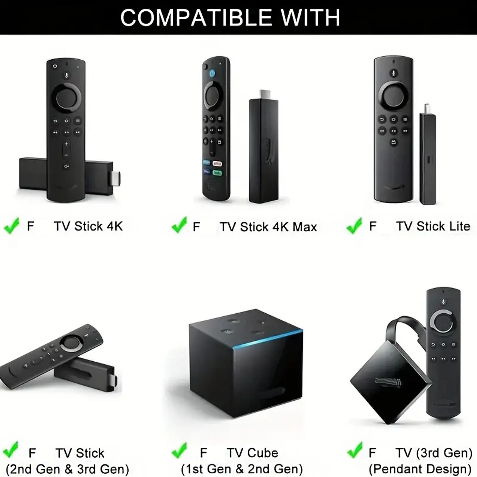 FIRE STICK TV REPLACEMENT REMOTE CONTROL ALEXA VOICE PRIME 4K LITE Max