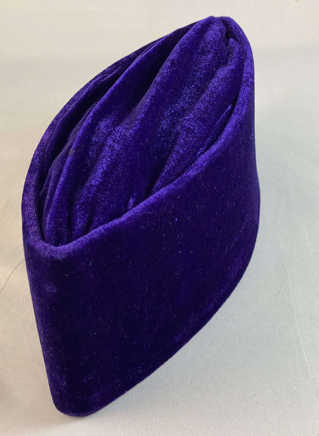 Authentic African Traditional Native Velvet Foldable Fila/ Kufi Hat ~ 22-1/4”