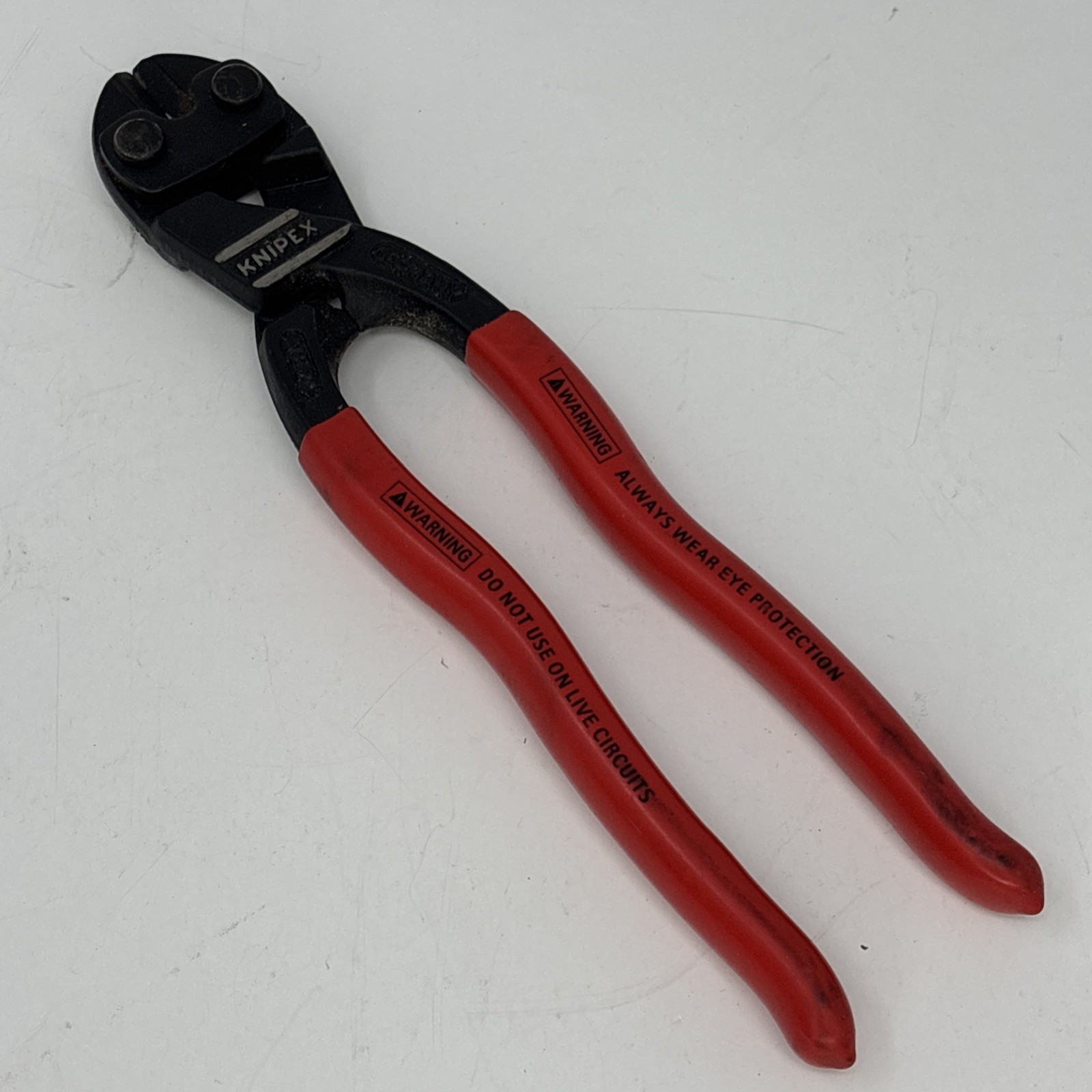 KNIPEX 71 31 200  8" High Leverage Compact Bolt Cutters Notched Blade Germany