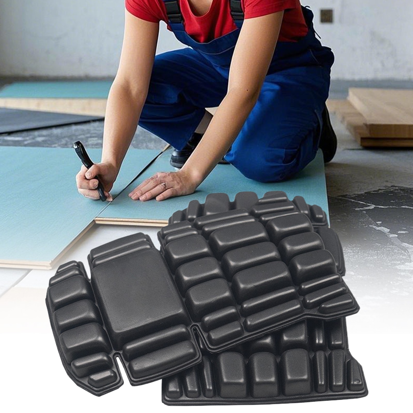 Construction Knee Pads 1 Pair No Strap Cargo Knee Pad Heavy Duty Kneepad