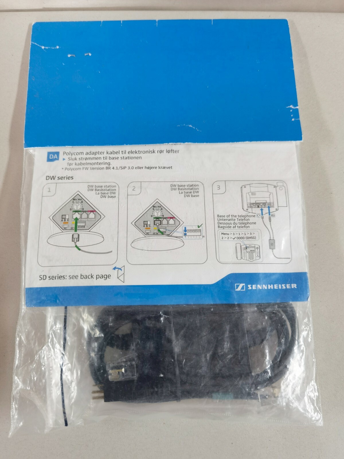 Sennheiser CEHS-PO 01 EHS Polycom Adapter 504104