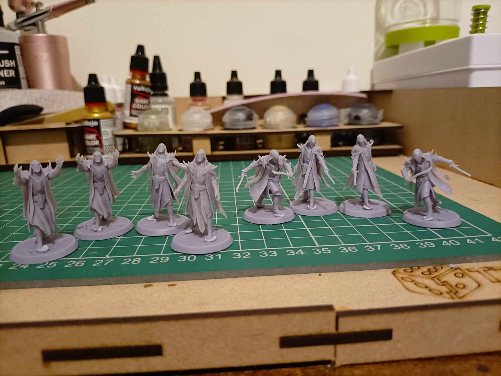 Cultist bundle - large congregation - Summoning ritual. Dnd Miniatures. 32mm