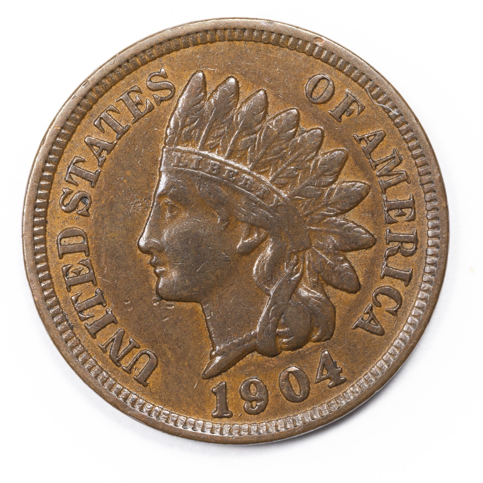 1904 Indian Head Penny Extremely Fine (XF)
