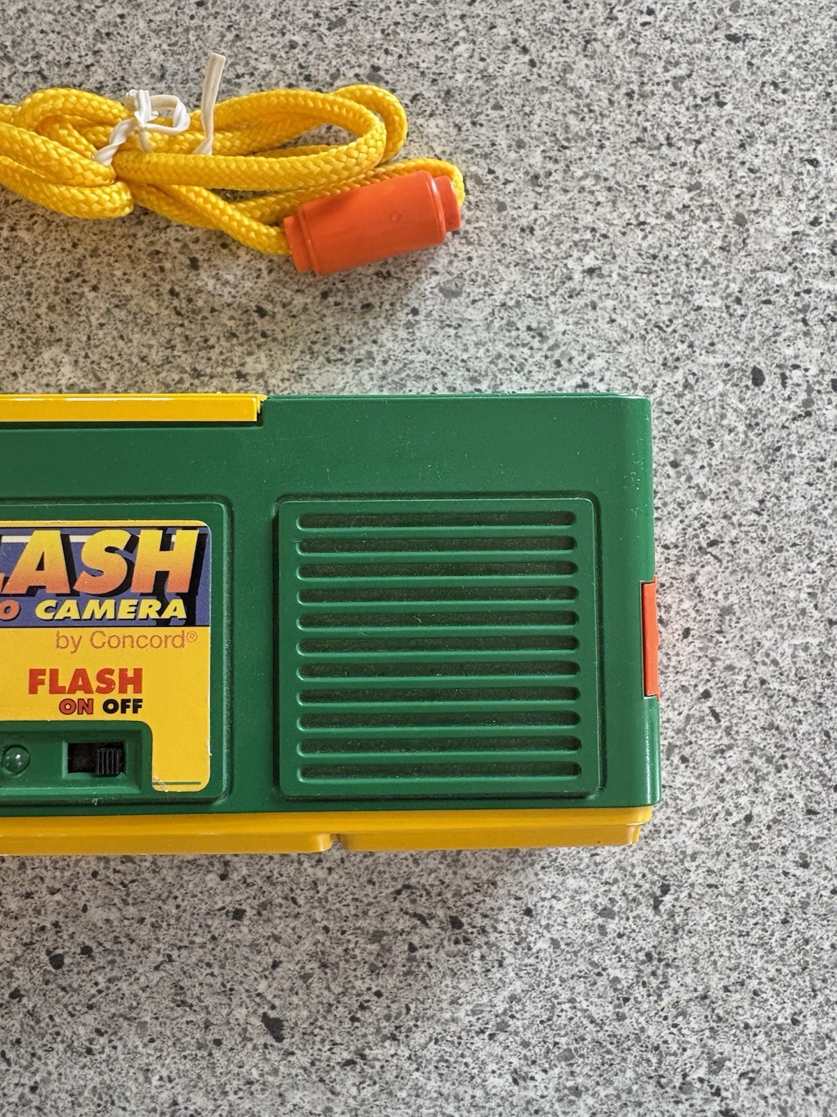 Crayola Indoor/Outdoor Use Flash 110 Camera Untested by Concord w/ Lanyard
