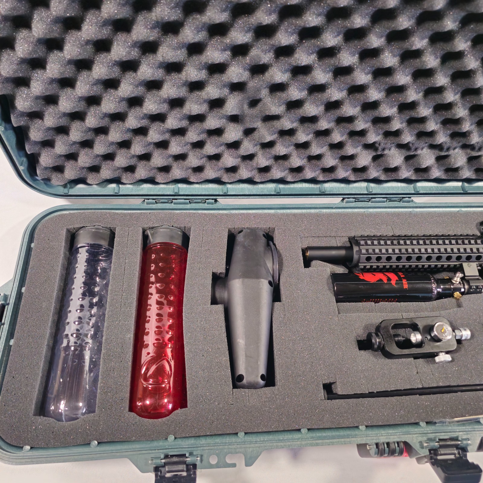 Customized - Tippmann A5 Paintball Marker w/Plano Bone Collector Case and More