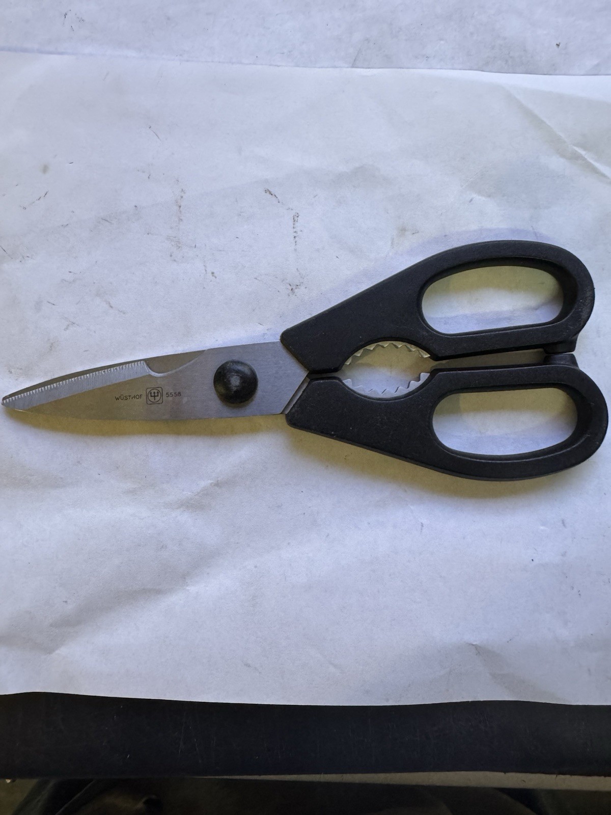 Wusthof Come Apart Kitchen Shears Scissors 5558 Black