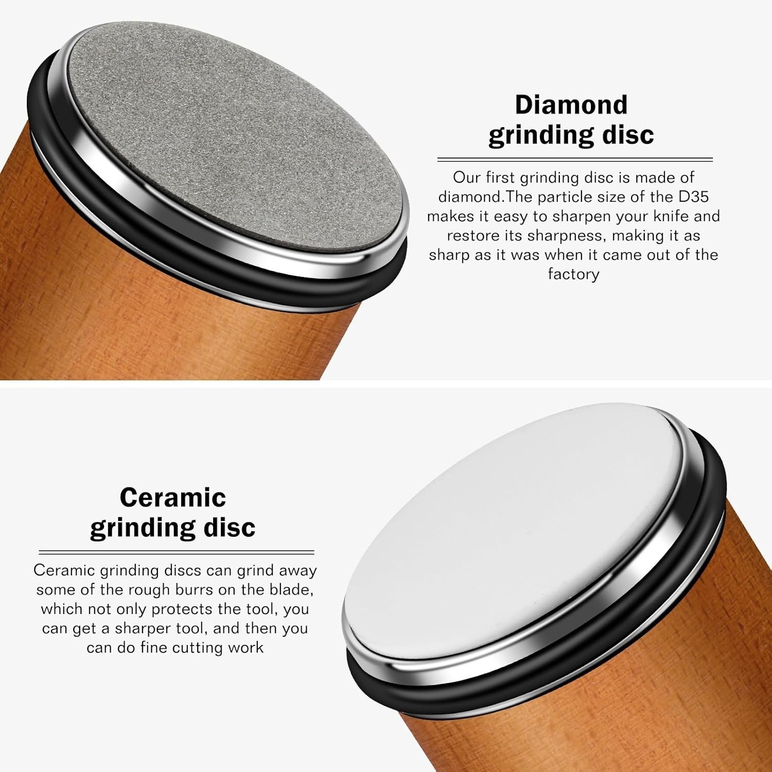Knife Sharpener Professional Ceramic Diamond Steel Sharpening