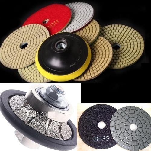 countertop polishing shaping diamond tools kit 3/4" demi/ roundover bullnose