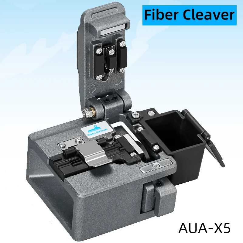 AUA-X5 Optical Fiber Cleaver FTTH High Precision Cutting Tool Fiber Optic Cable