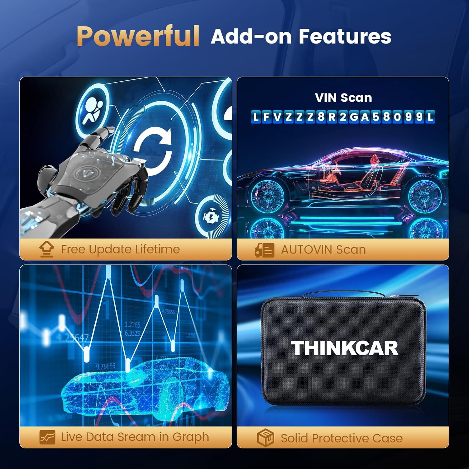 THINKSCAN 689 OBD2 Auto Diagnostic Scanner Full System Scan Tool IMMO ECU Resets