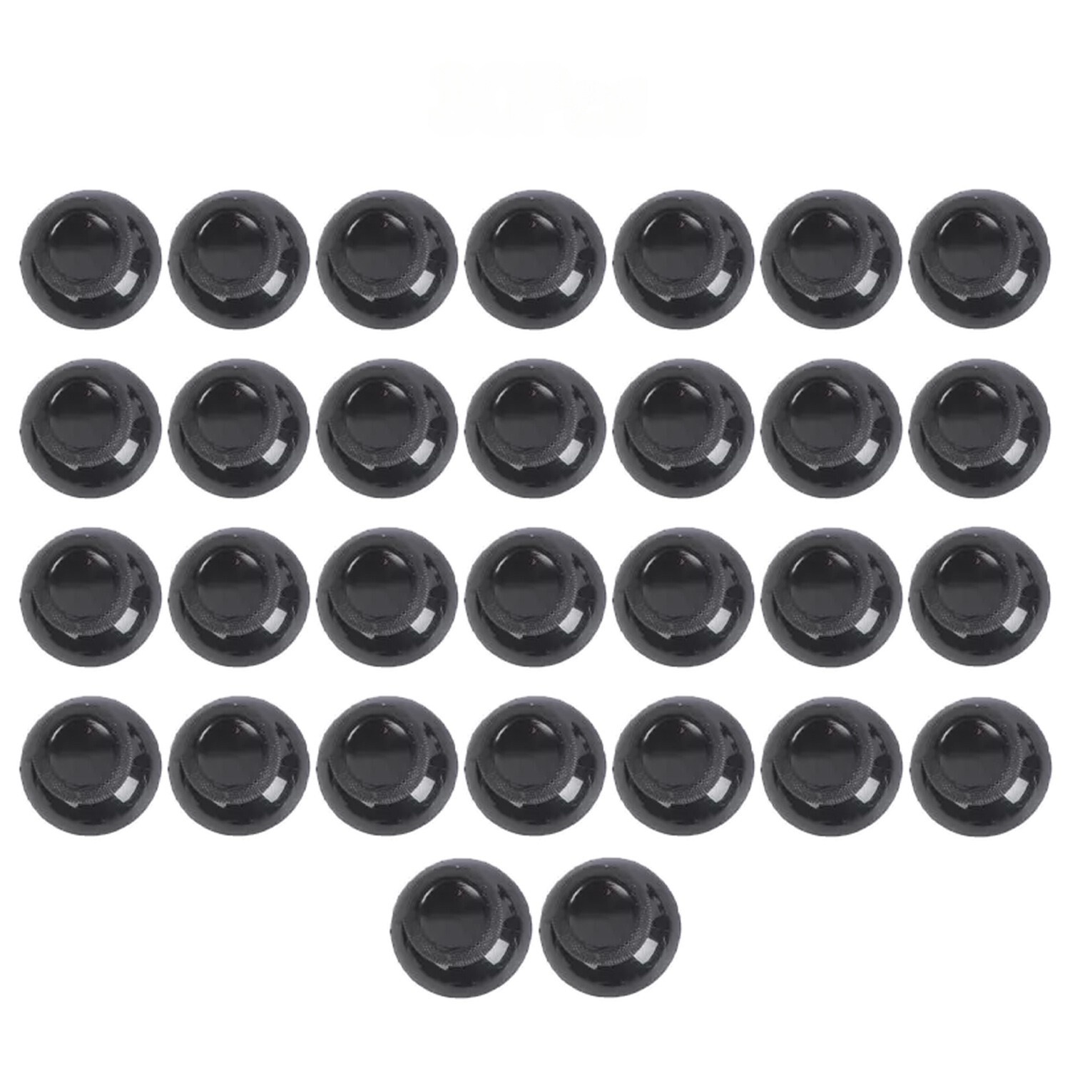 New 30Pcs Thumbsticks Analog Sticks Rocker Cap For Xbox one Controller Black