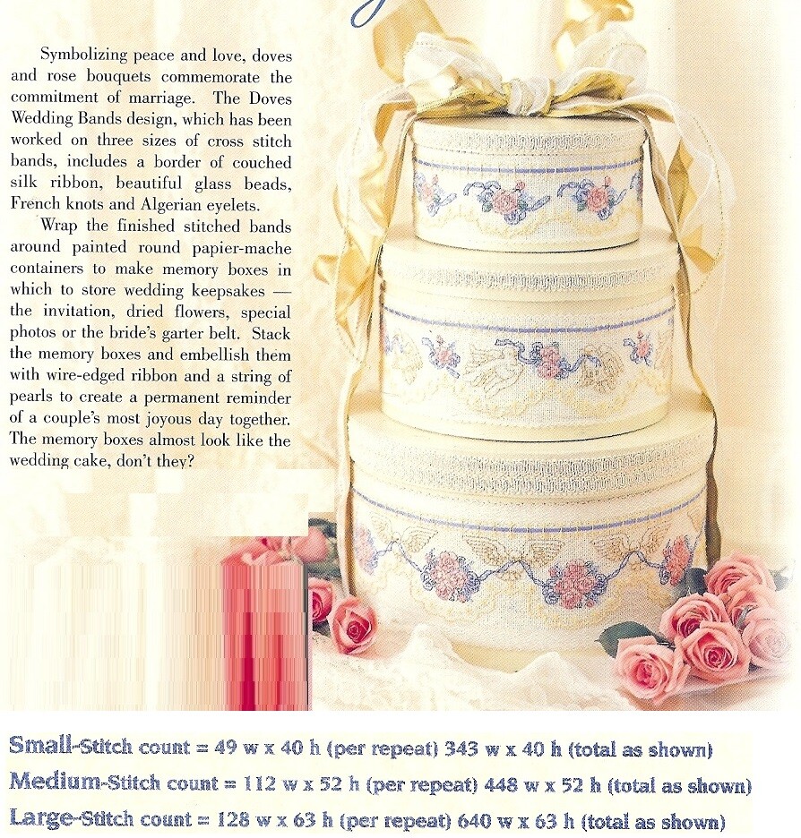 WEDDING BANDS -   CROSS STITCH PATTERN ONLY    PY - AUQ