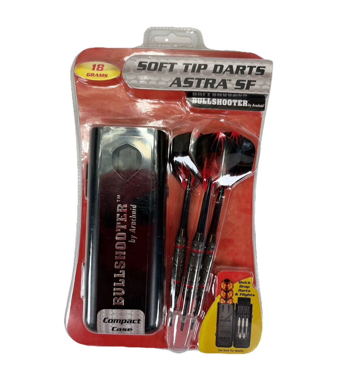 Bullshooter by Arachnid Astra  Soft Tip Darts - 18 Grams -  3 Darts NEW