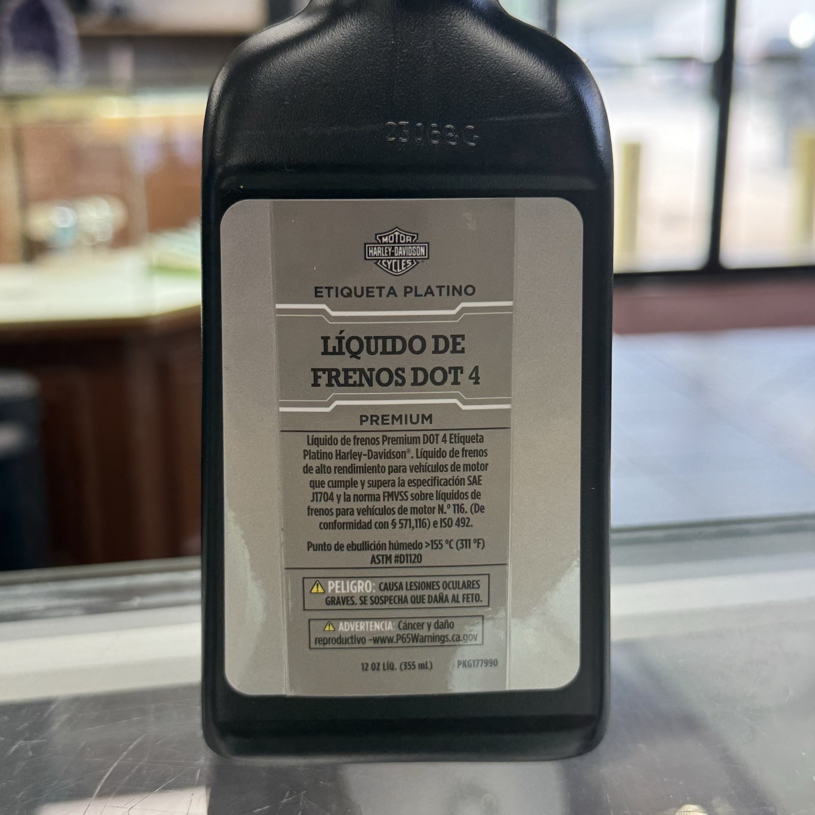 (SEALED) 12oz OEM Harley Davidson - "Platinum Label" Dot 4 Brake Fluid