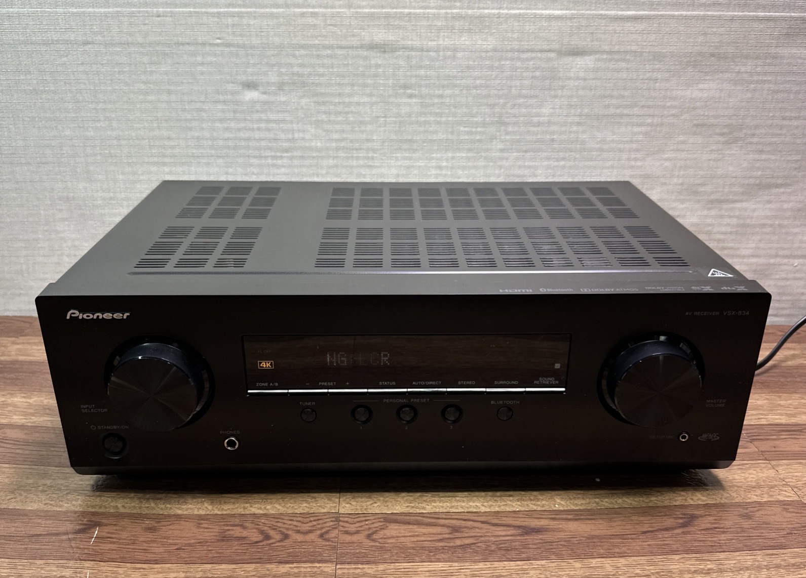 Pioneer AV Receiver VSX-834 Black / READ