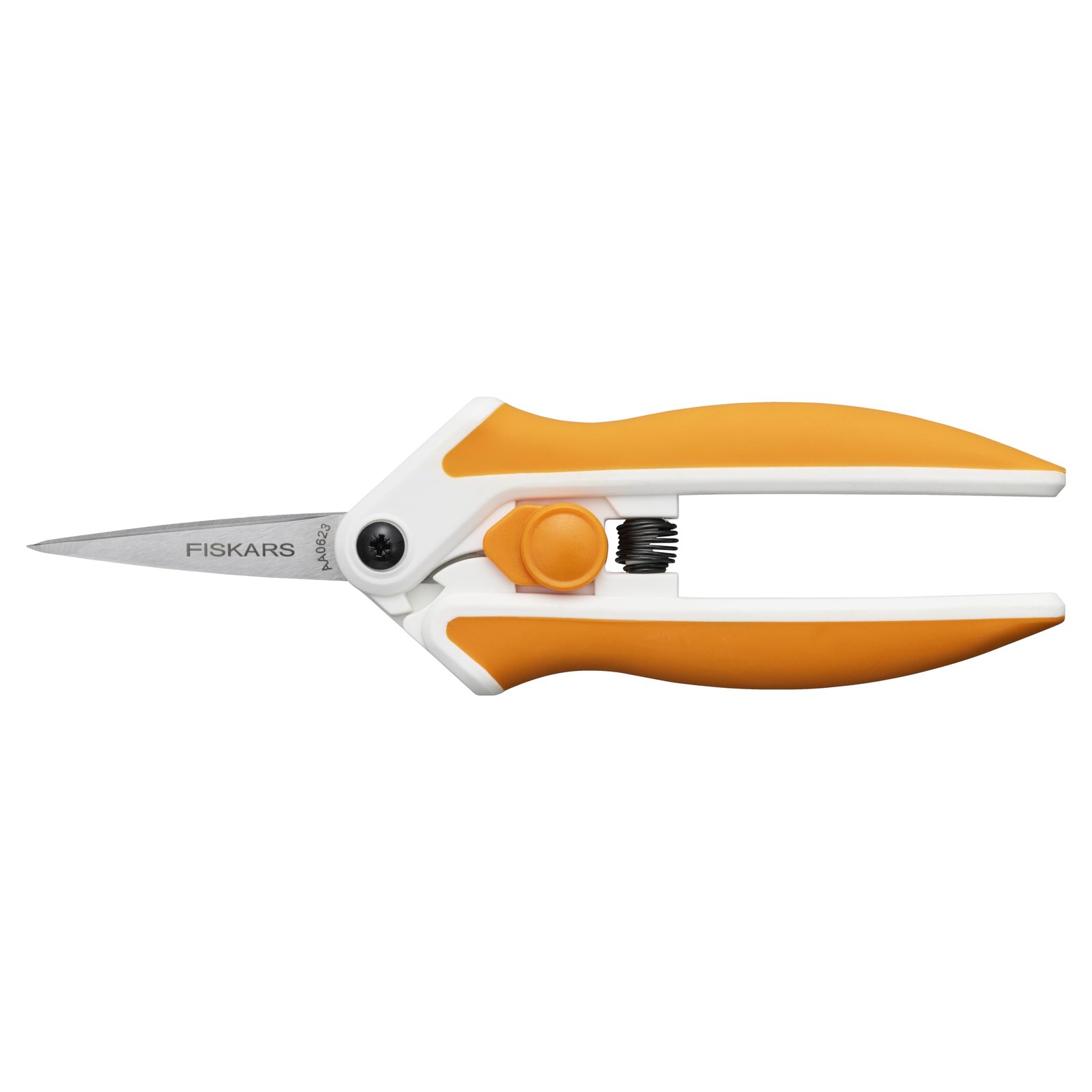 Fiskars Micro-Tip Spring Assisted Scissors, Precision Cutting Stainless Steel