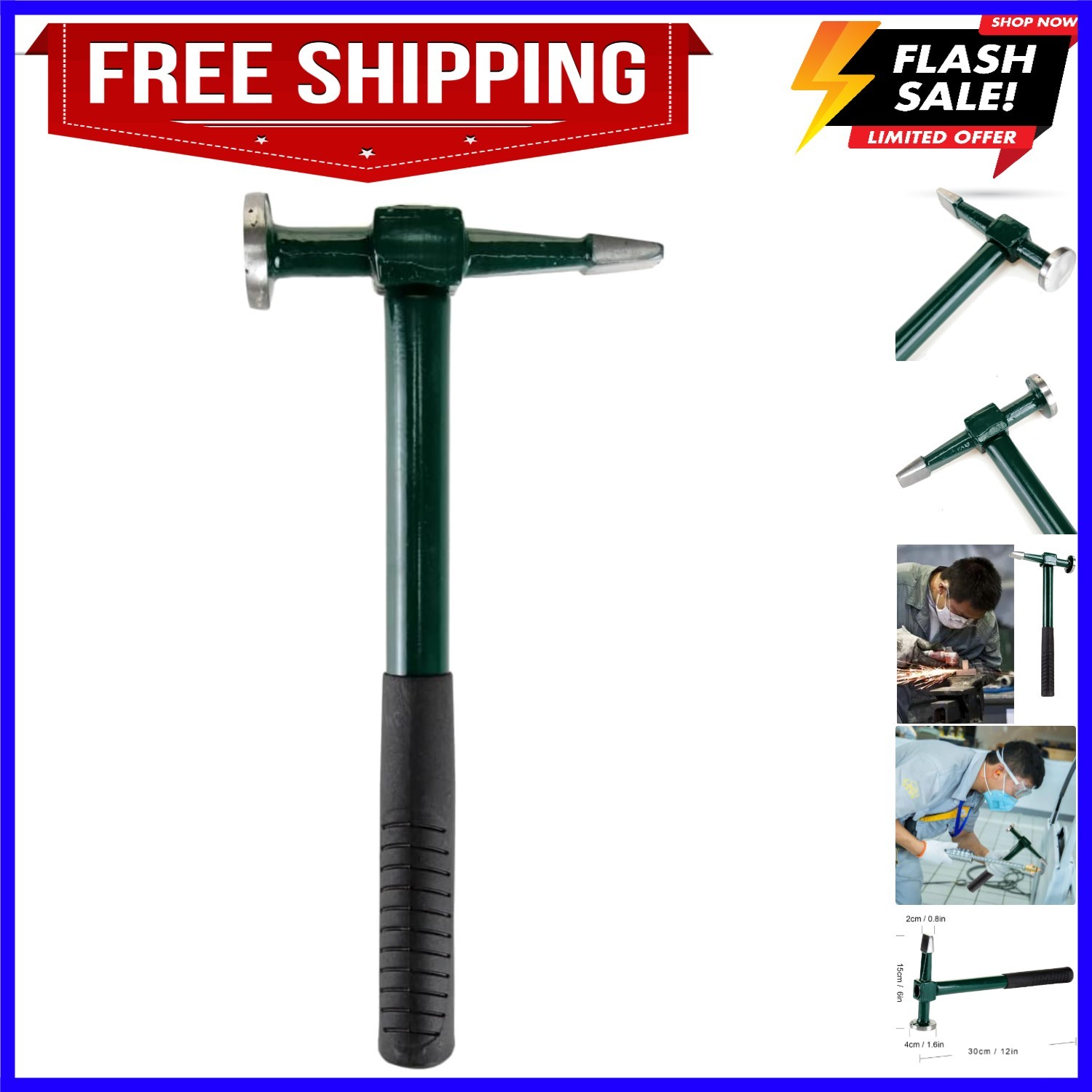 Sheet Metal Hammer,Auto Body Planishing Hammer,Car Body Repair Tool,Autobody ...