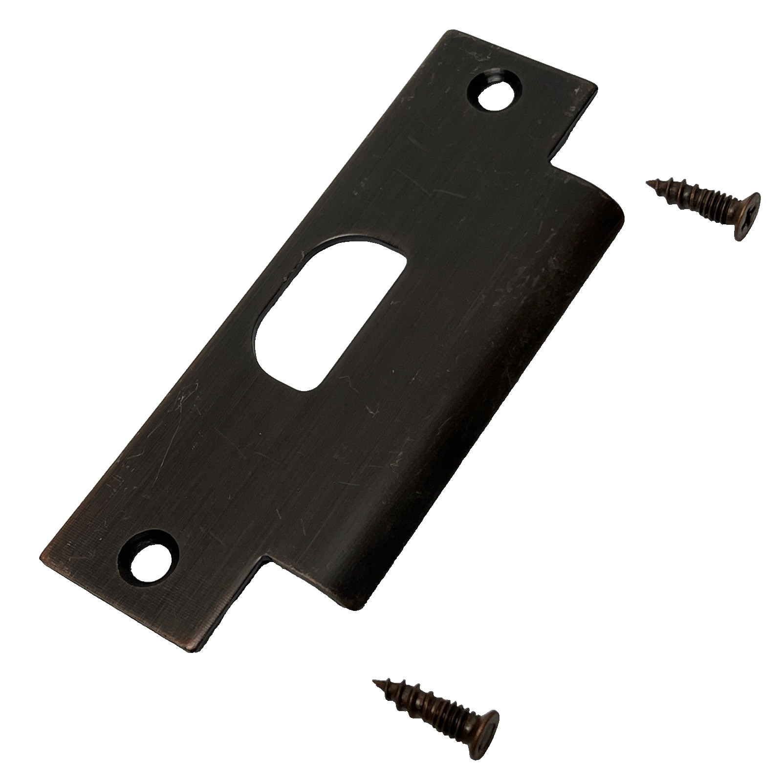 Template Door Strike Stainless Steel, Commercial, ASA, FINISH: Oil Rubbed Bronze