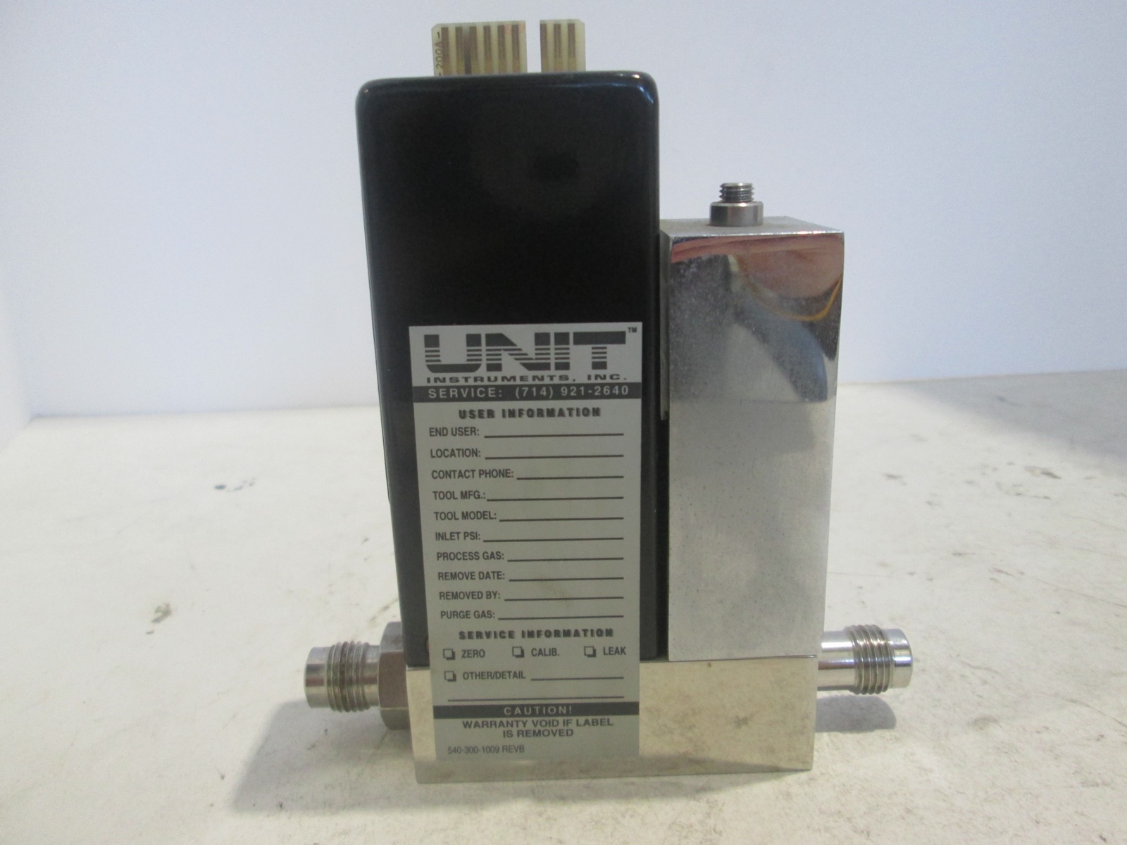 Unit, UFC-1500A, Mass Flow Controller, 3 SLM, AR, Used