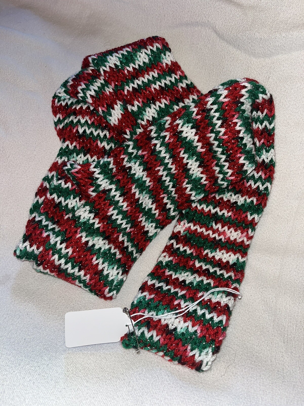 72” Handmade Knitted Knit Dual-Layer Scarf