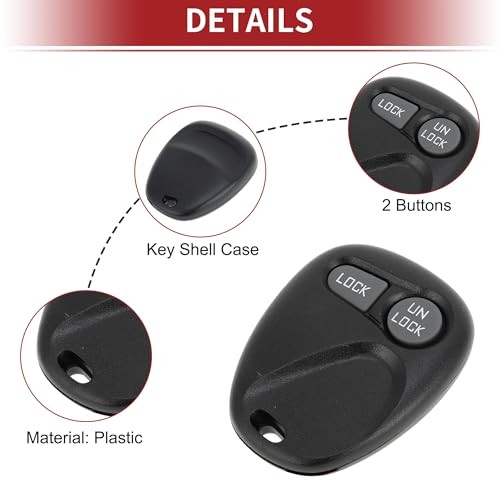 ABO1502T 315MHz Keyless Entry Remote Key Fob for Chevrolet C1500 C2500 C3500