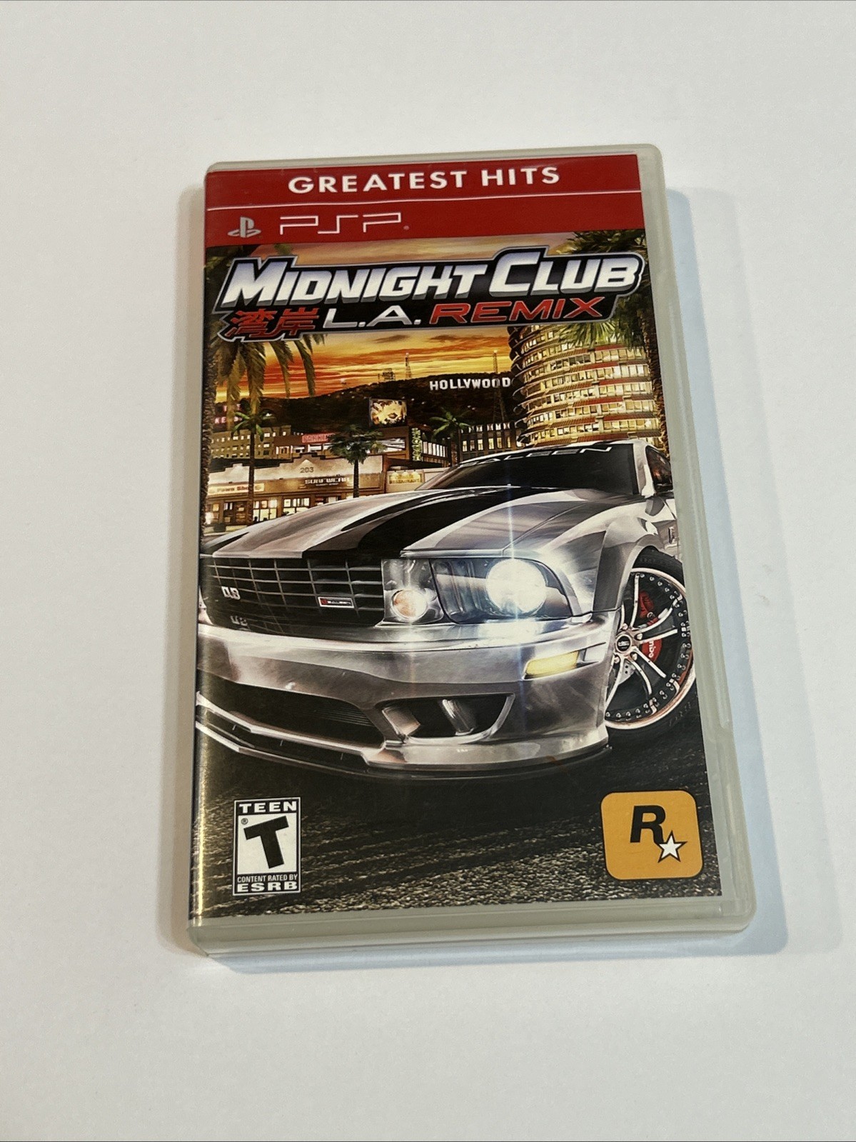 Midnight Club LA Remix (Sony PSP, 2005) Original Greatest Hits Case Only NO GAME