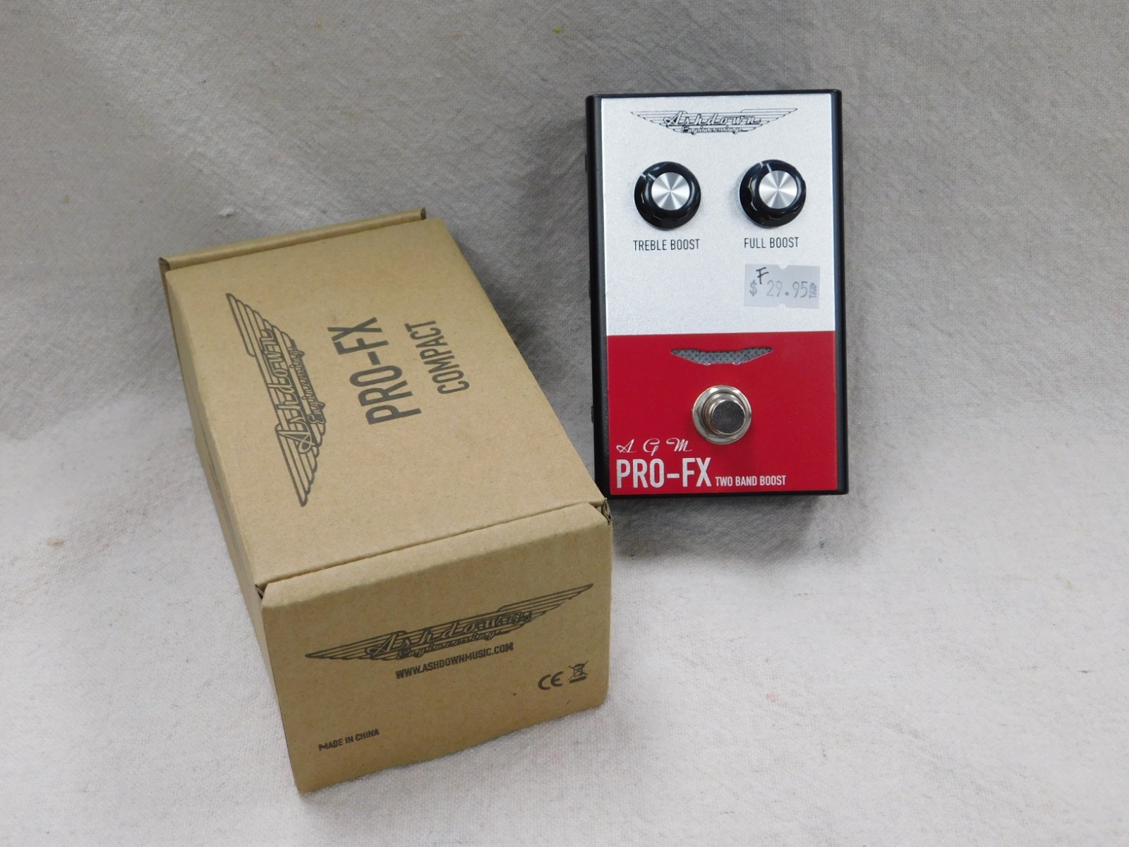 Ashdown Pro- FX Two Band Boost *Ships in original BOX!