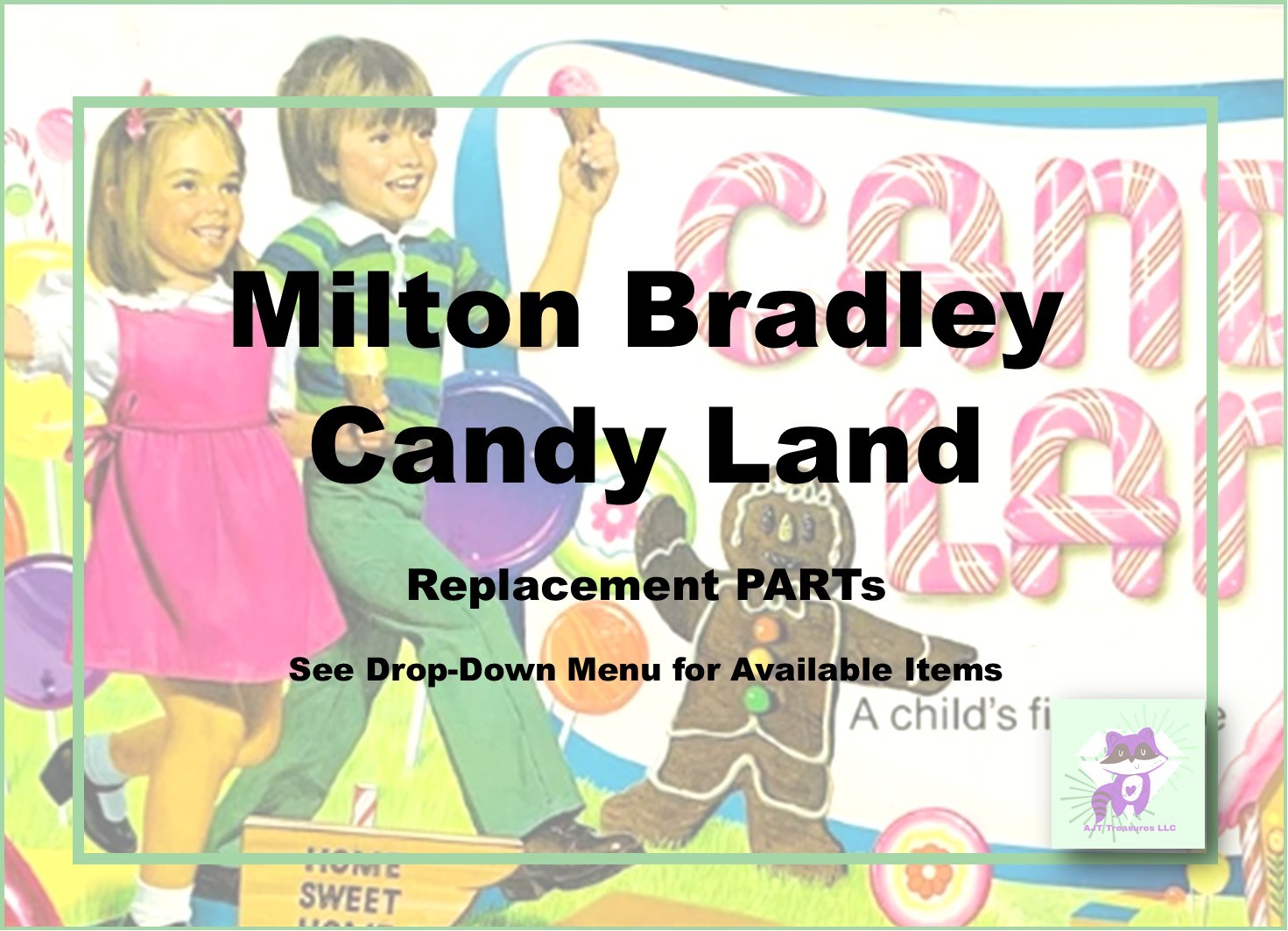 Milton Bradley Candy Land Board Game Replacement PARTS-Pick!