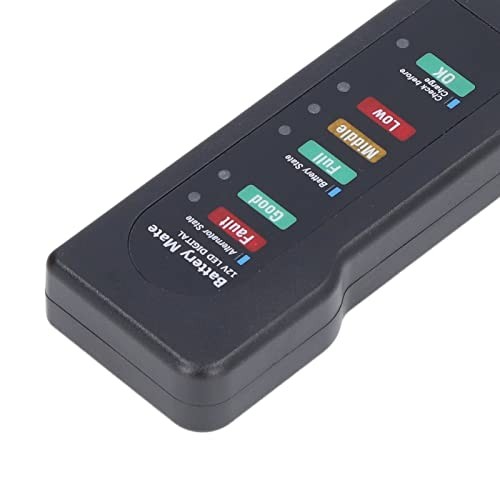 Relay Battery Tester, 12V Digital Battery Tester with Sound Reminder Function,