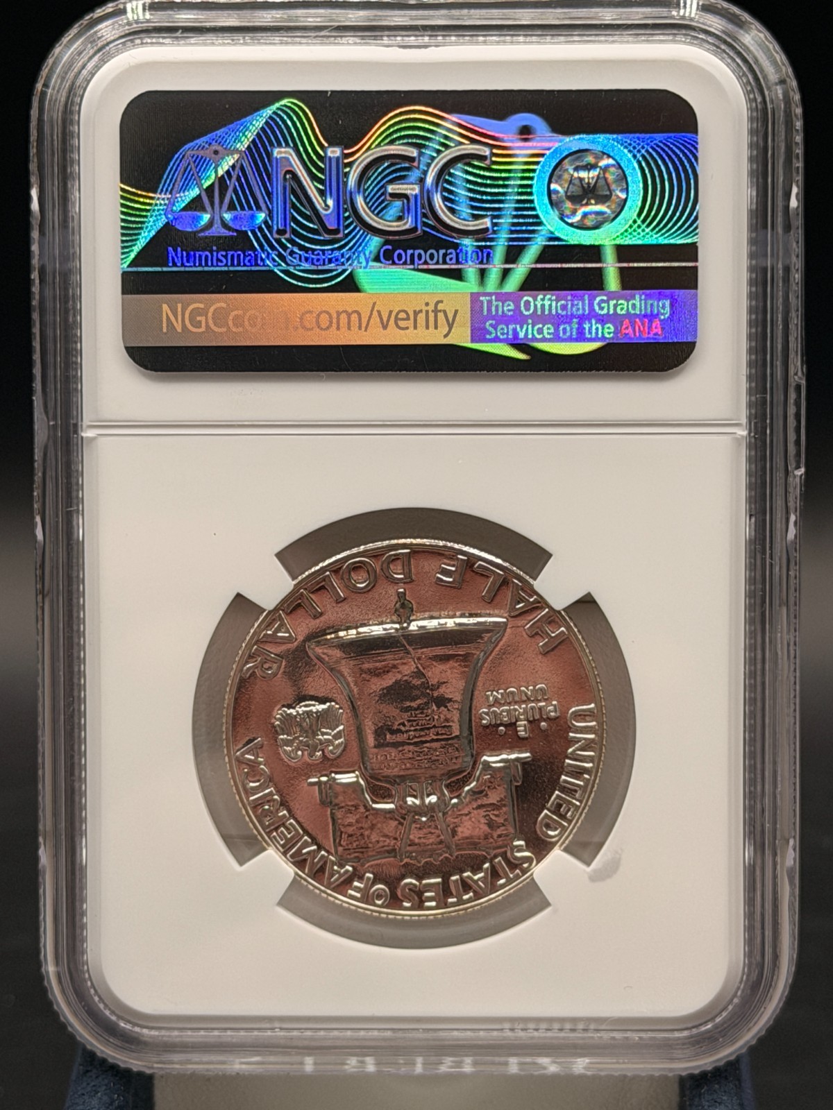 1957 50C BEN FRANKLIN "NGC MS69"