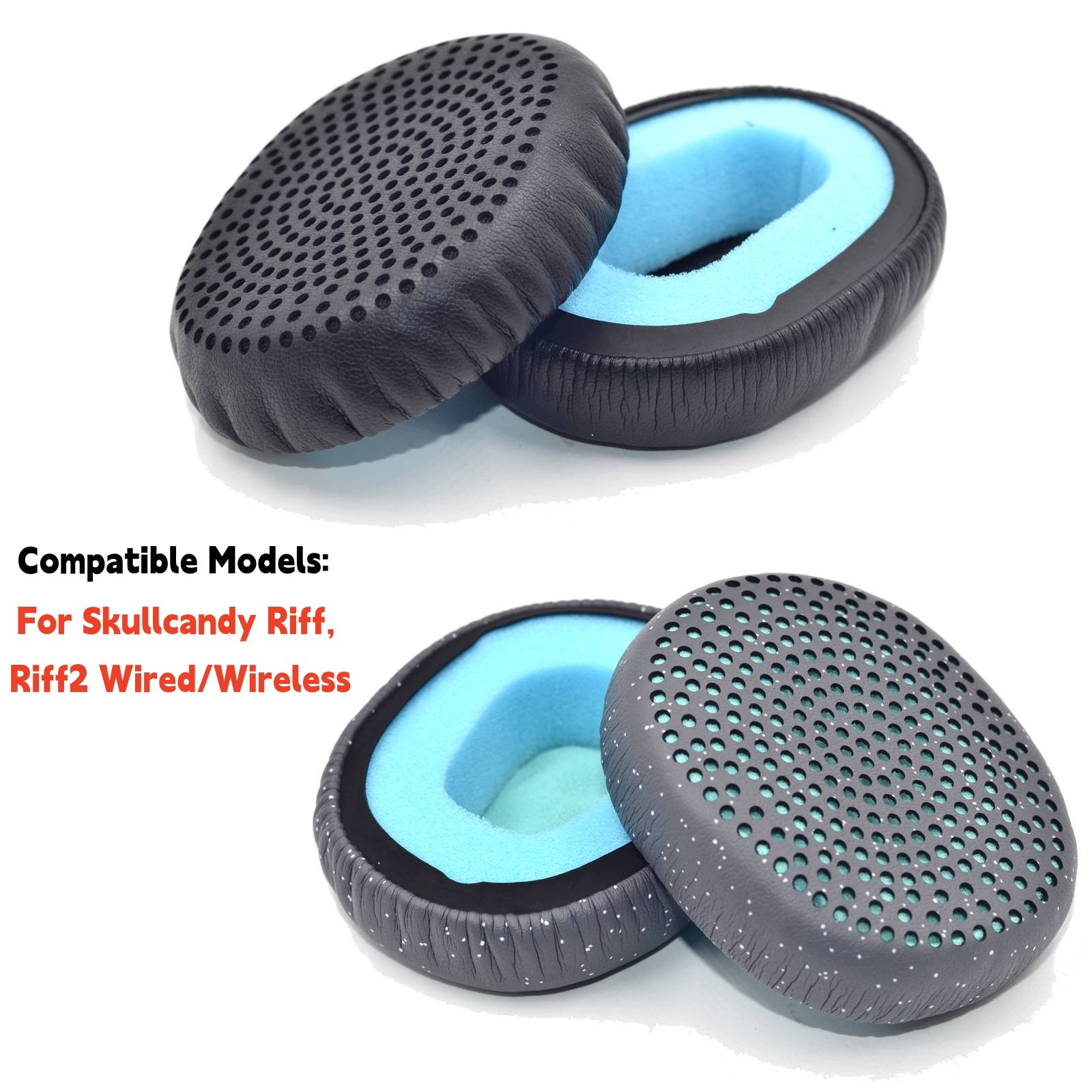 Ear Pads Cushions For Skullcandy Riff, Riff2 Wired/Wireless Headphones