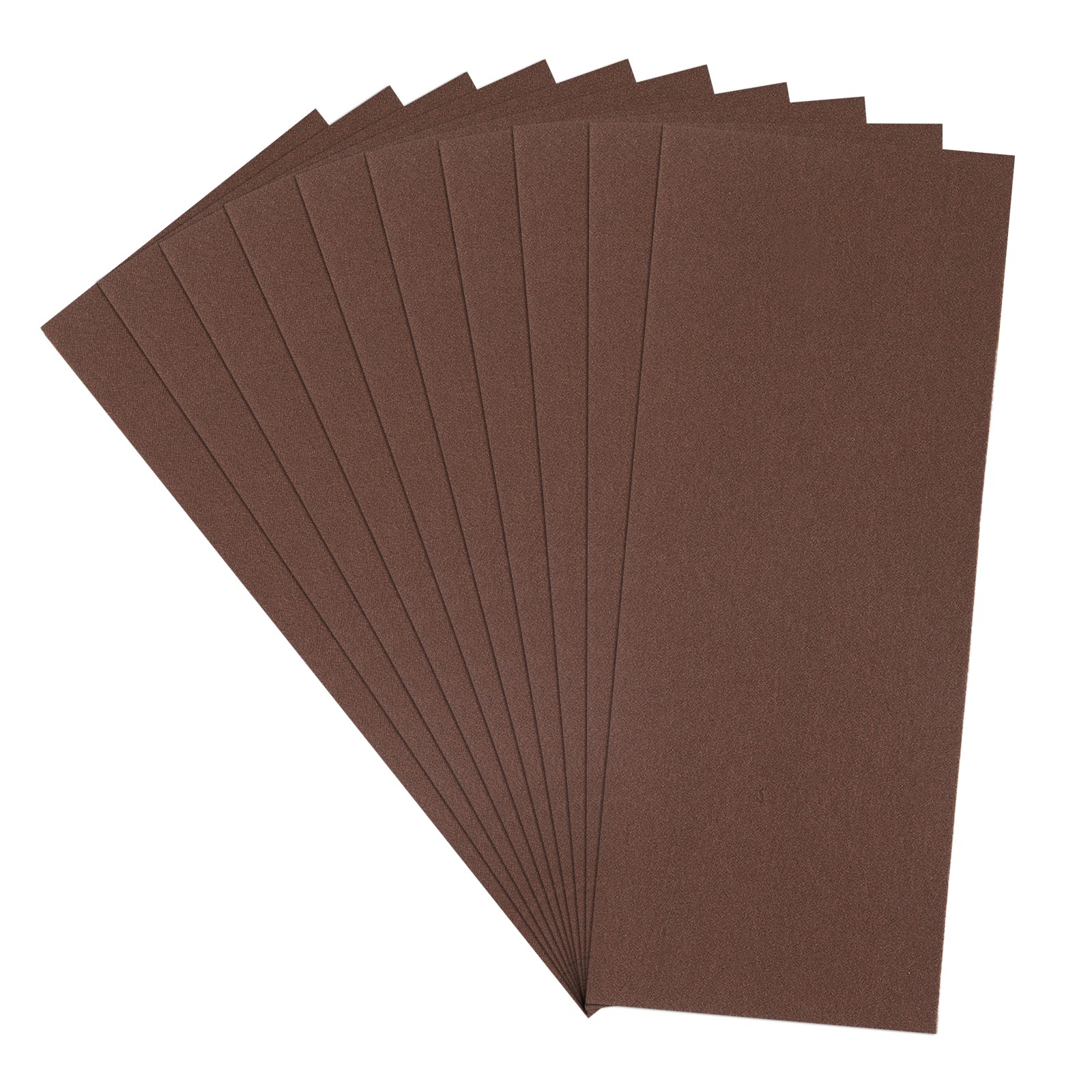 10 Pcs 600 Grit Dry Sandpapers, 3.6 x 9 Inch Sand Papers, Red