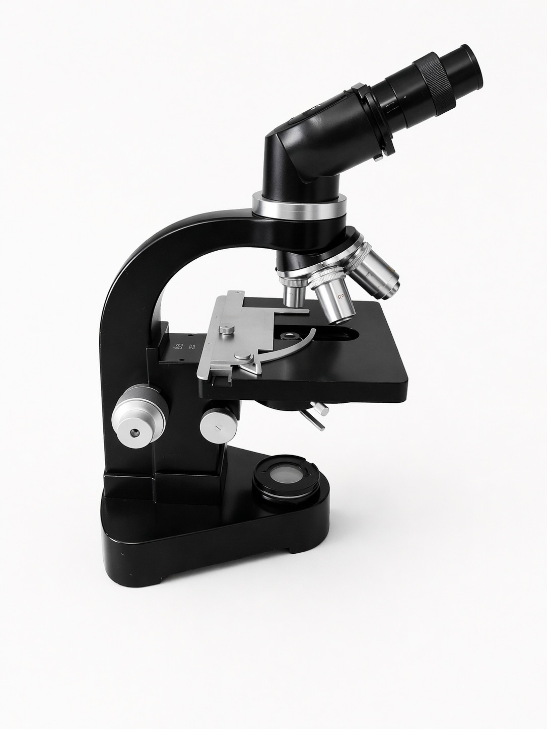 Vintage Leitz Wetzlar Phase Contrast Compound Microscope Tested Optics