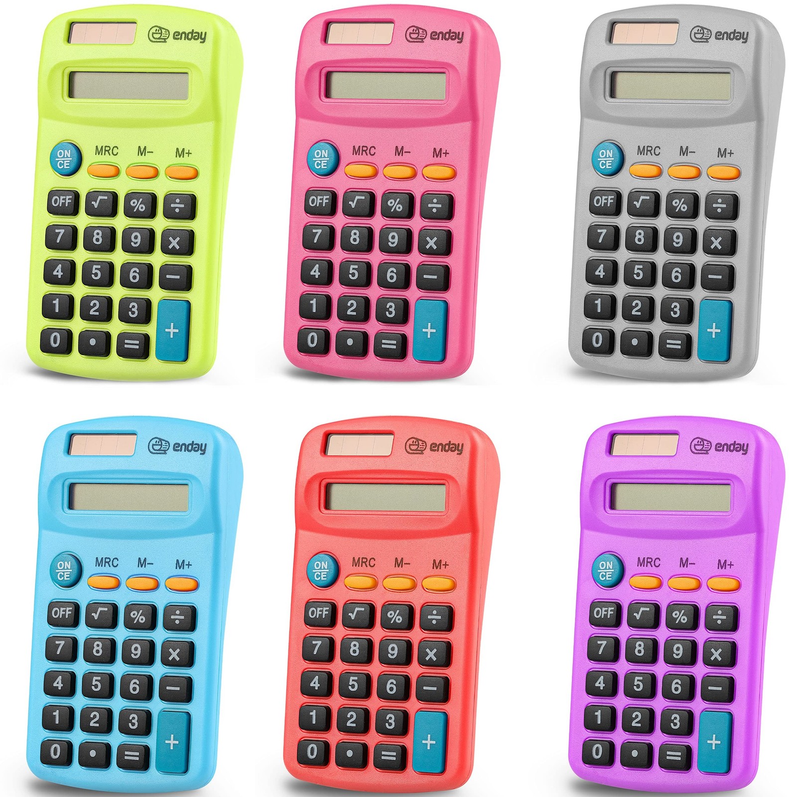 Pocket Size Calculator 8 Digit, Dual Power, Large LCD Display, School Student...