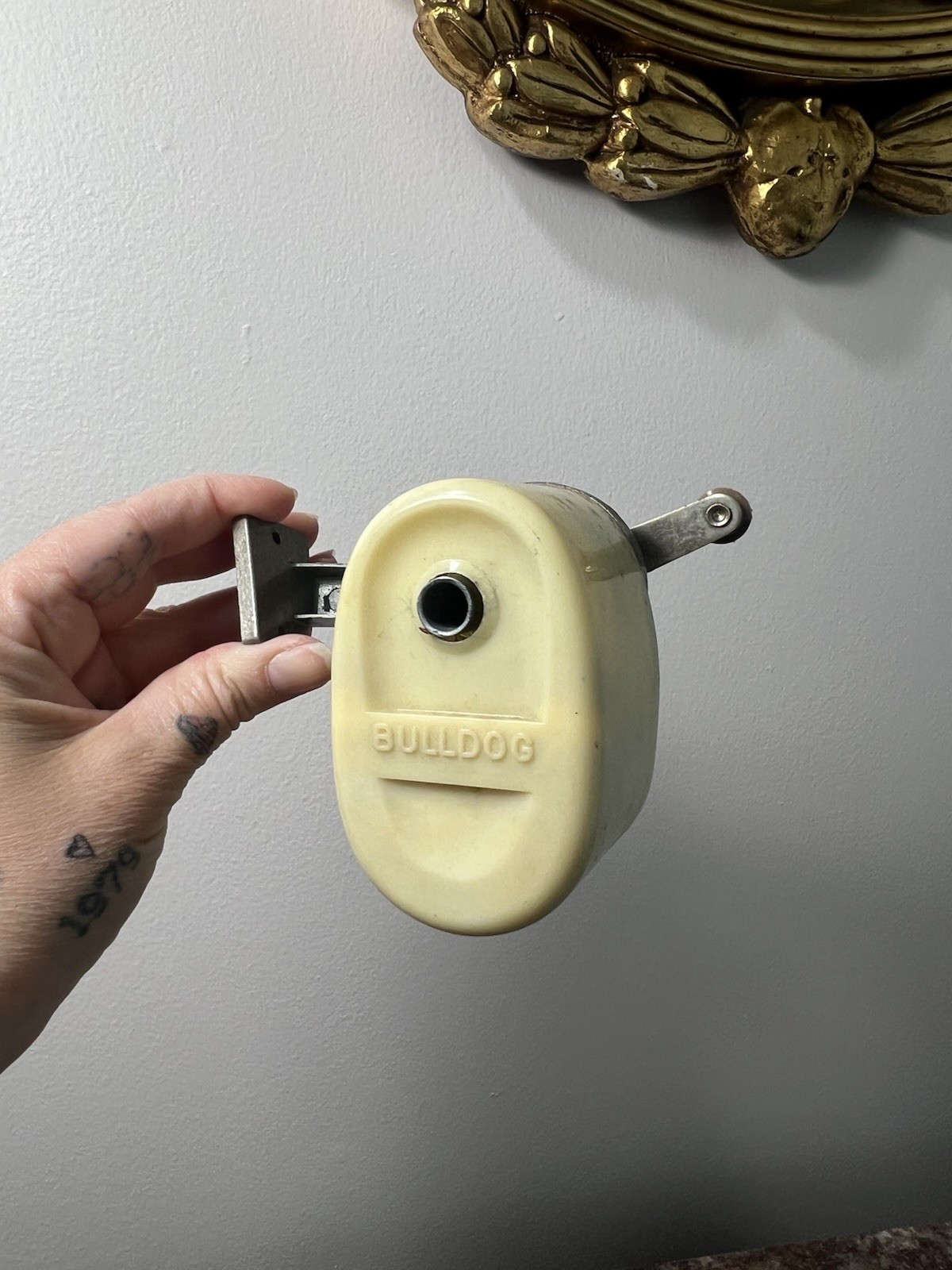 Vtg. Boston  Bulldog Wall mount Pencil Sharpener