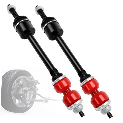 K80894 Sway Bar Link Front, 2pcs Stabilizer Bar Link with PU Sway Bar Links