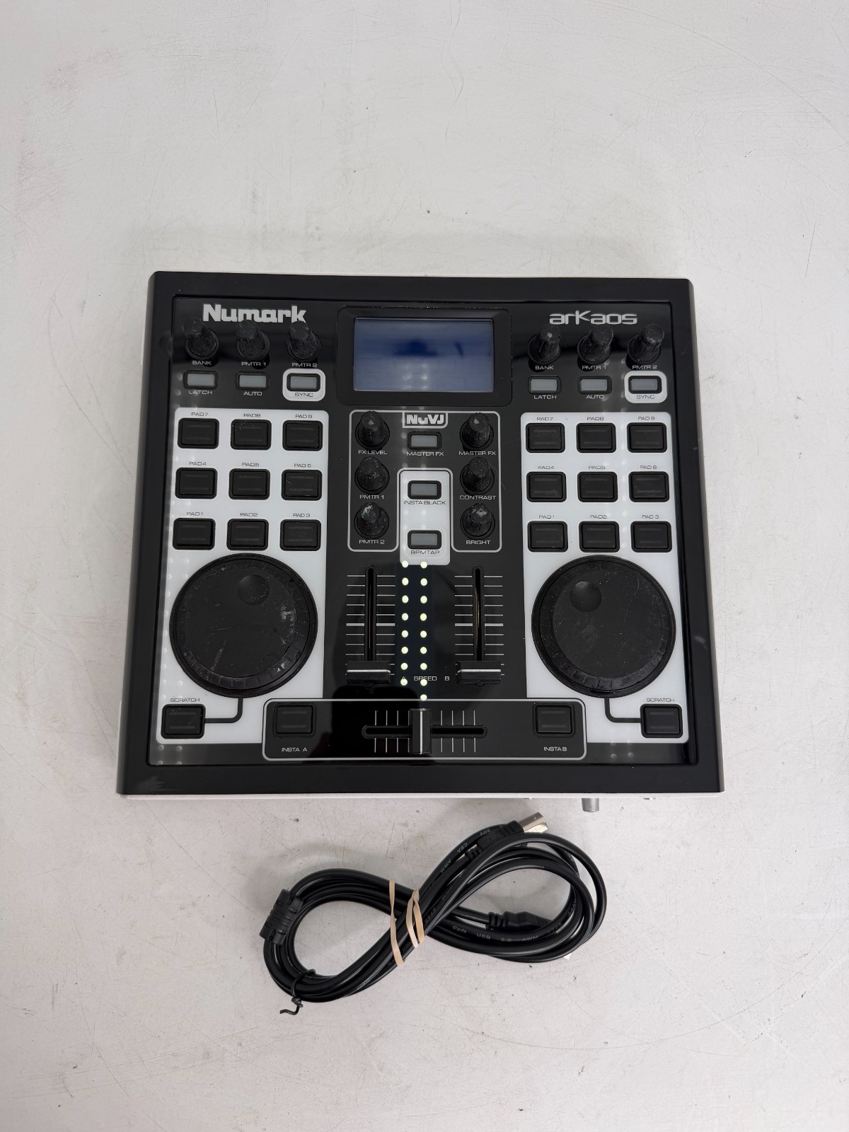 Numark NUVJ Arkaos Controller Video Mixing Console And Performance Tool W/Cable