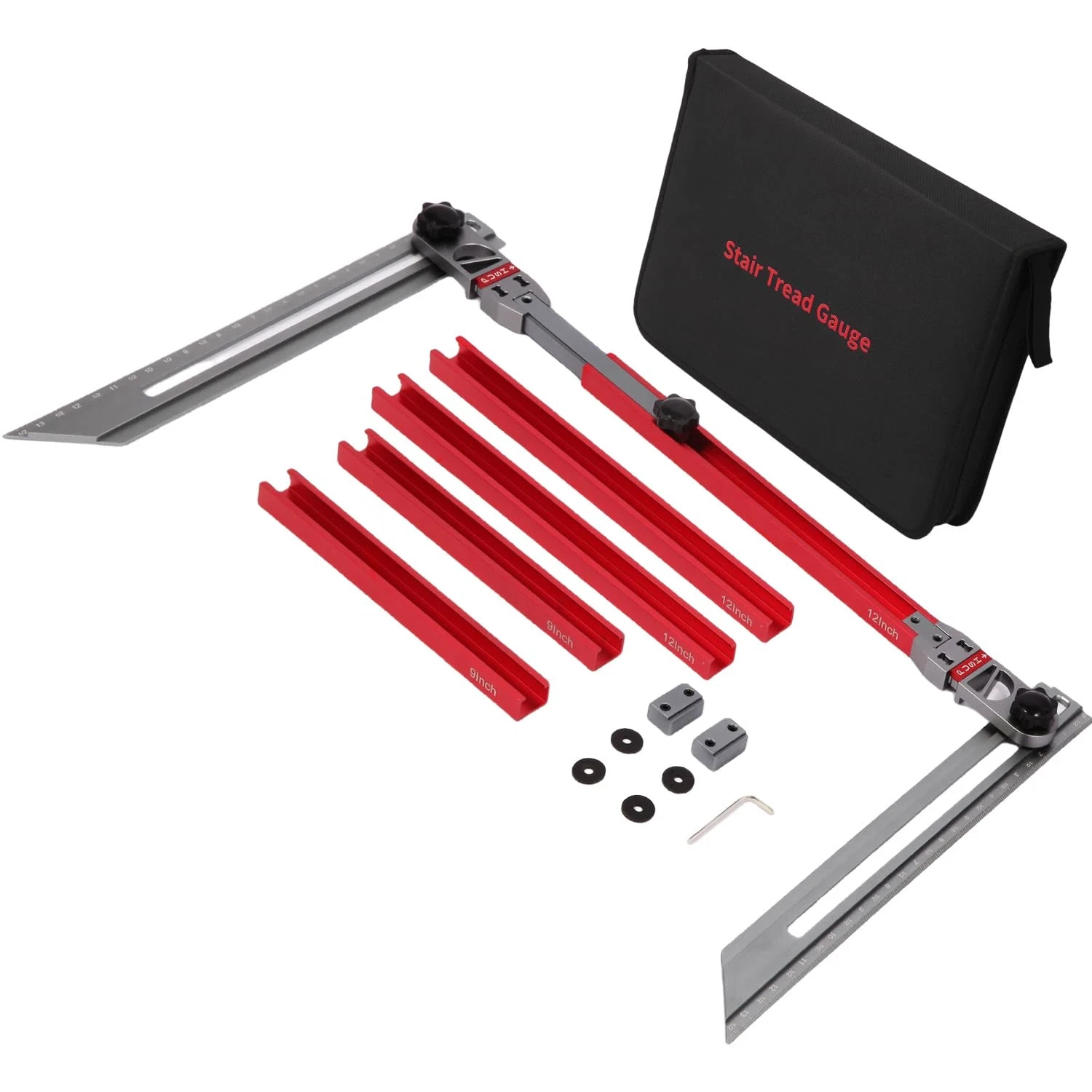 Adjustable Stair Jig - Accurate Stair Measuring Tool for Perfect Installations