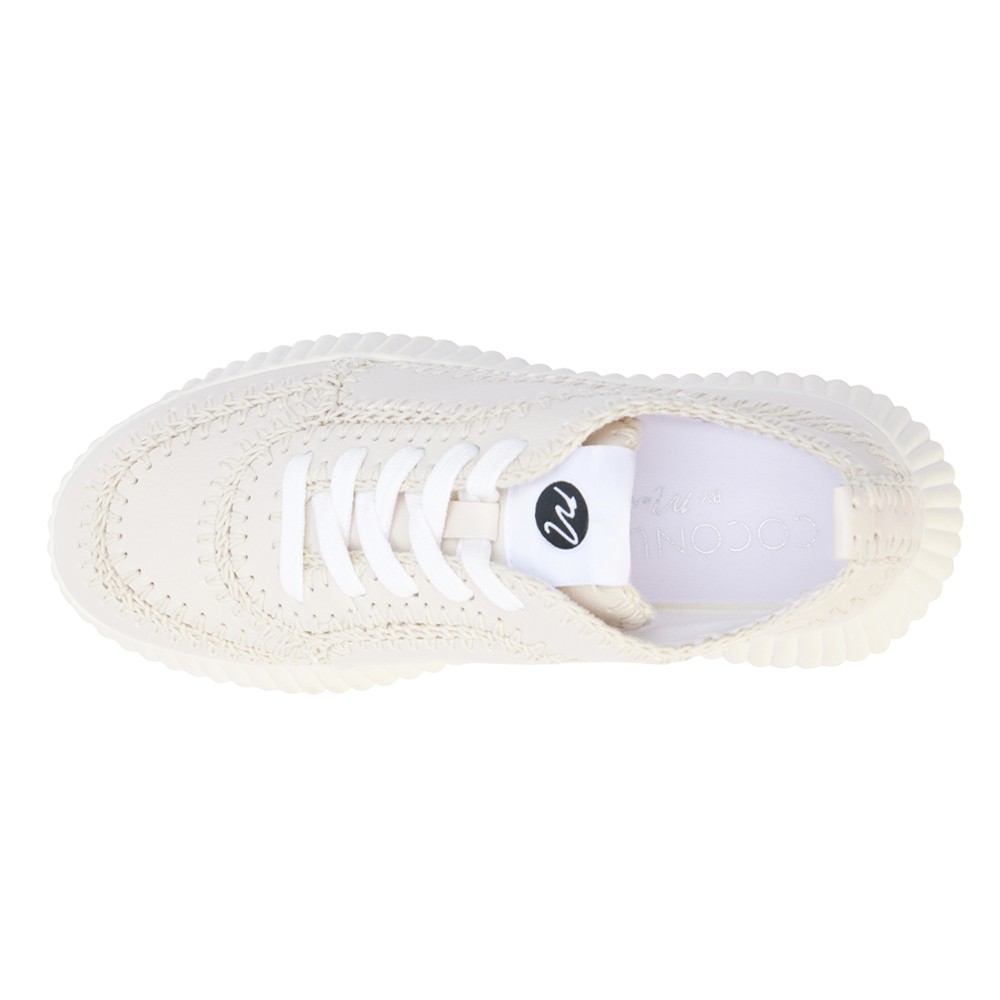COCONUTS by Matisse Nelson Platform Womens Off White Sneakers Casual Shoes NELS