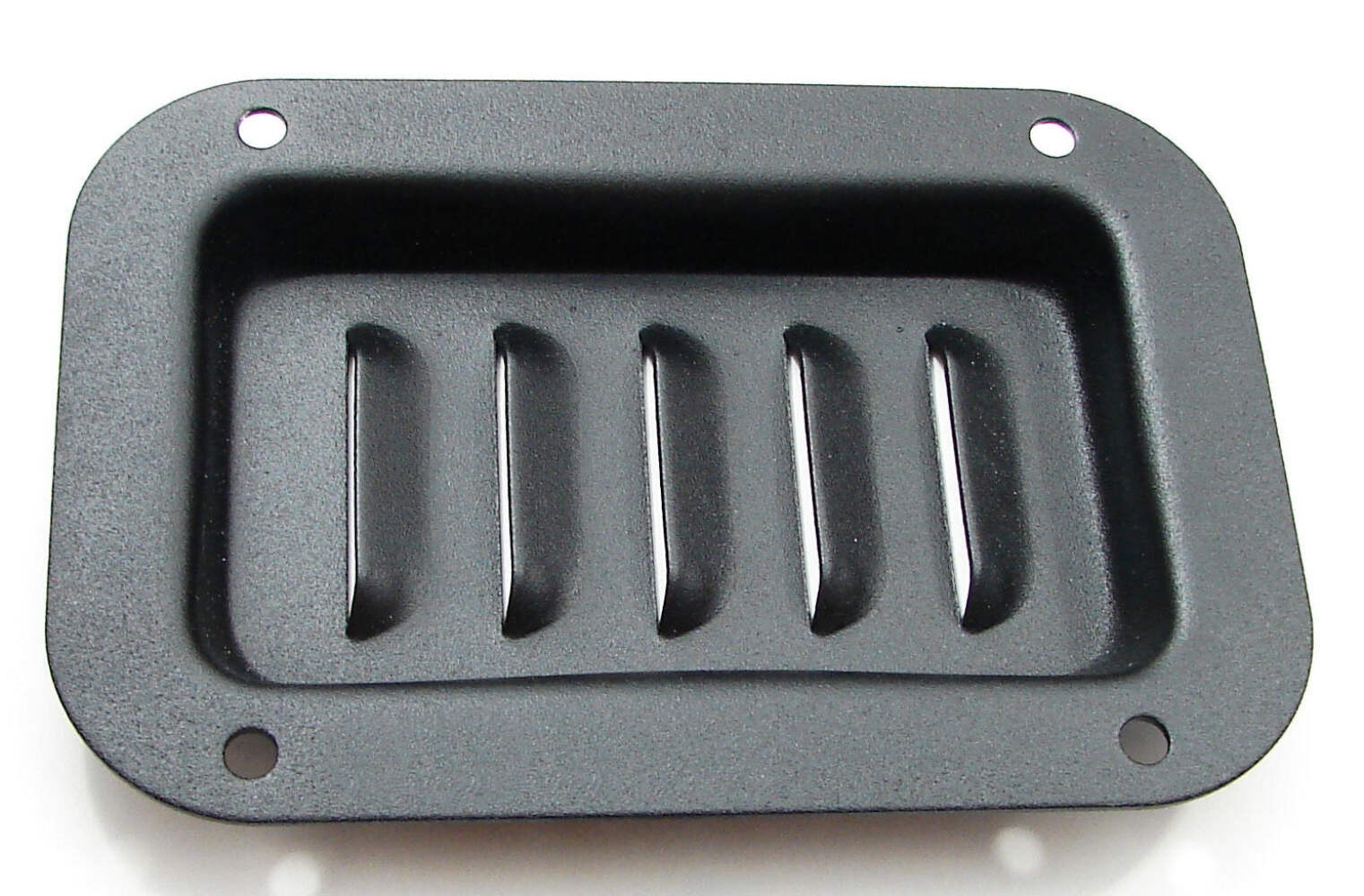 PENN ELCOM D0516BK Recessed Vented Louver Dish w/ Screws - BLACK