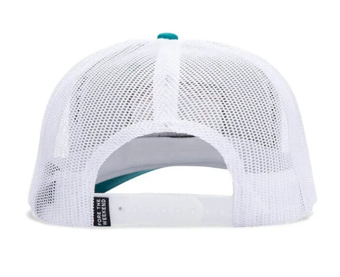 Sunday Golf Trucker Hat Golf Cap Adjustable Aqua