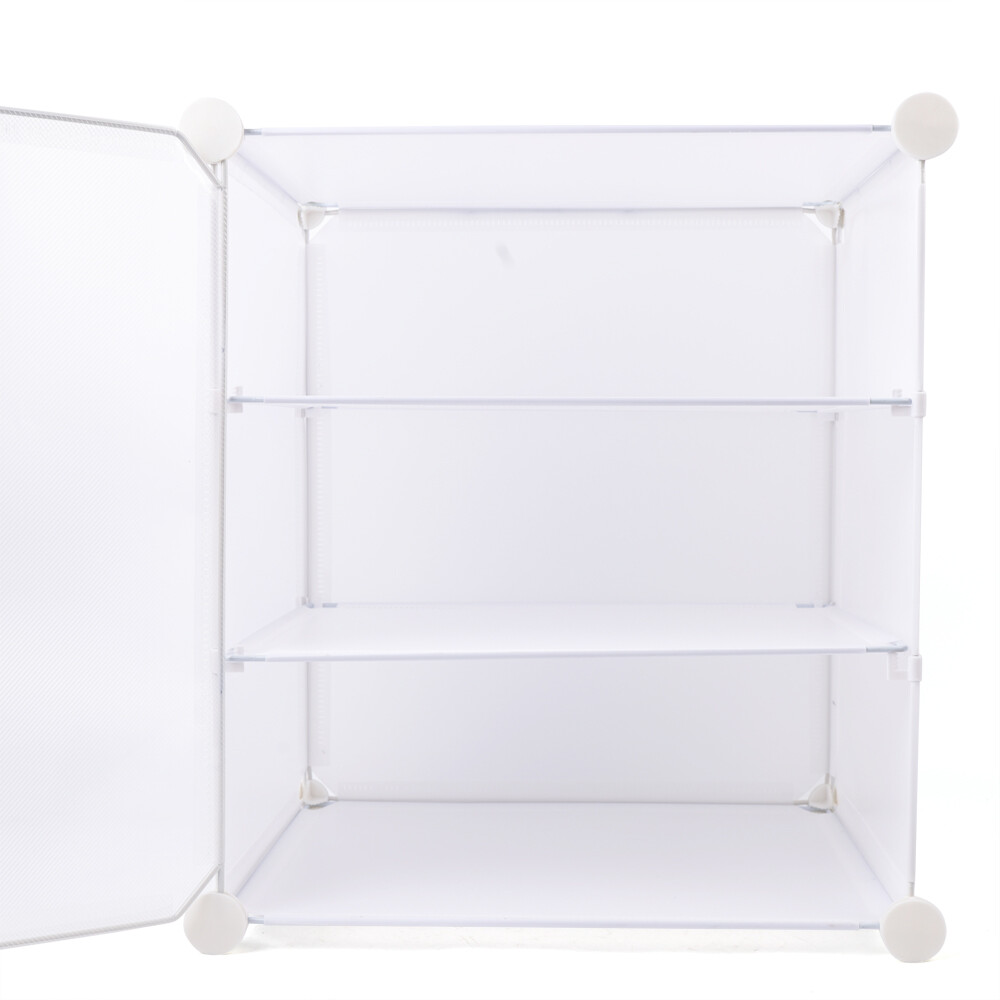 For 36 Pairs Shoes 12 Tiers Shoe Rack Box Organizer Stackable Cabinet Storage