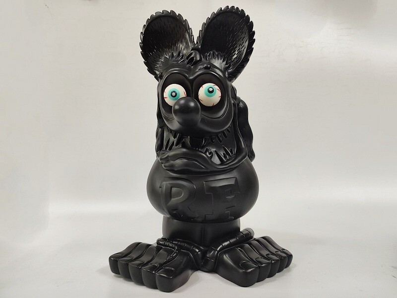 13" Black RAT FINK Action Figure  Collectible Model Toy New